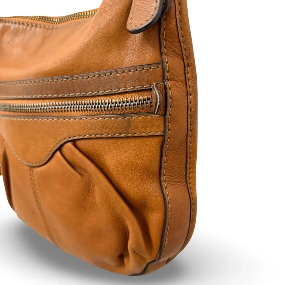 Fossil Ivy Leather Bag Brown Crossbody Messenger Bag